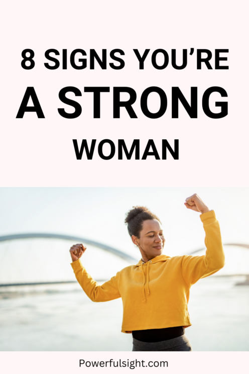 Signs of a strong woman