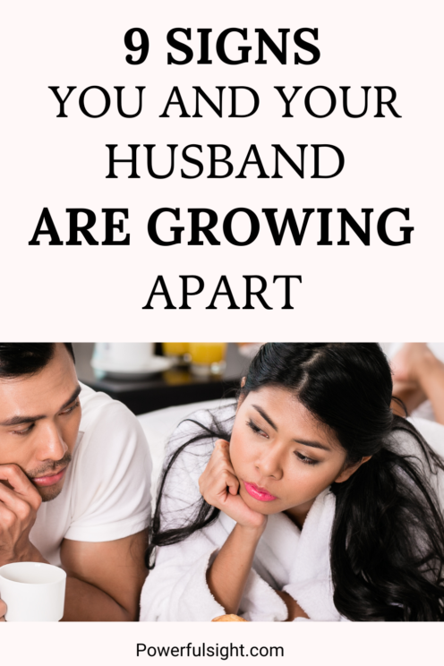 9 Signs You and Your Husband Are Growing Apart