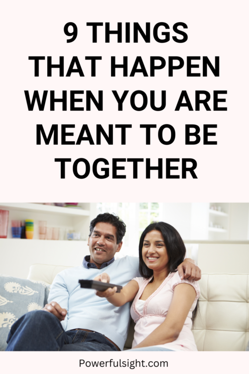 Signs you are meant to be together