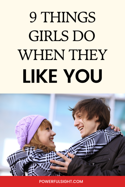 Things girls do when they like you