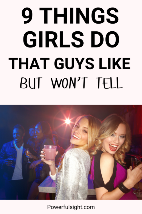 Things girls do that guys love