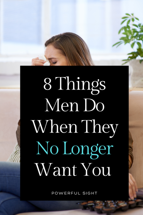 8 Things Men Do When They No Longer Want You 