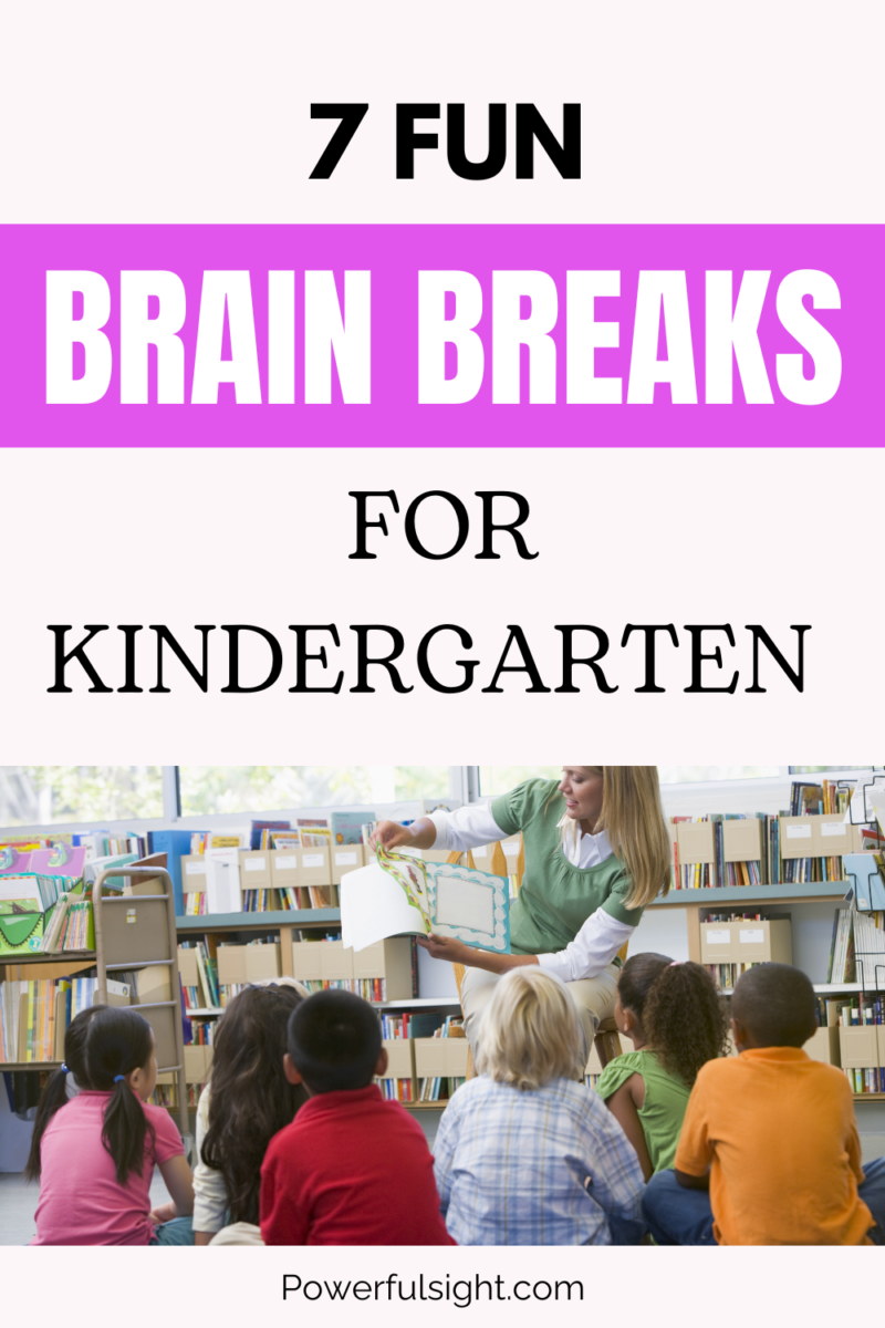 Break breaks for kindergarten