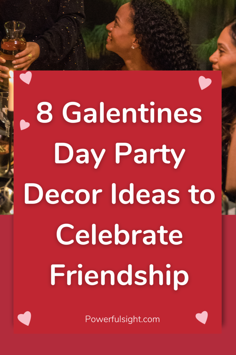 Galentines day party decor