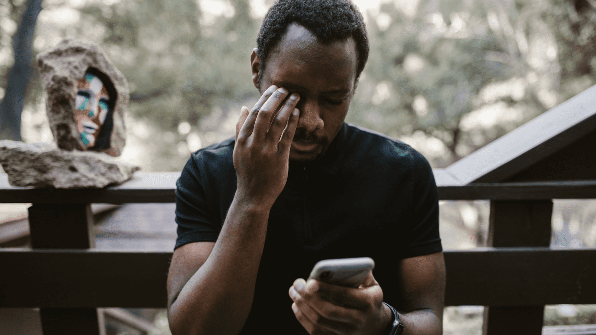A sad guy trying to get over his crush