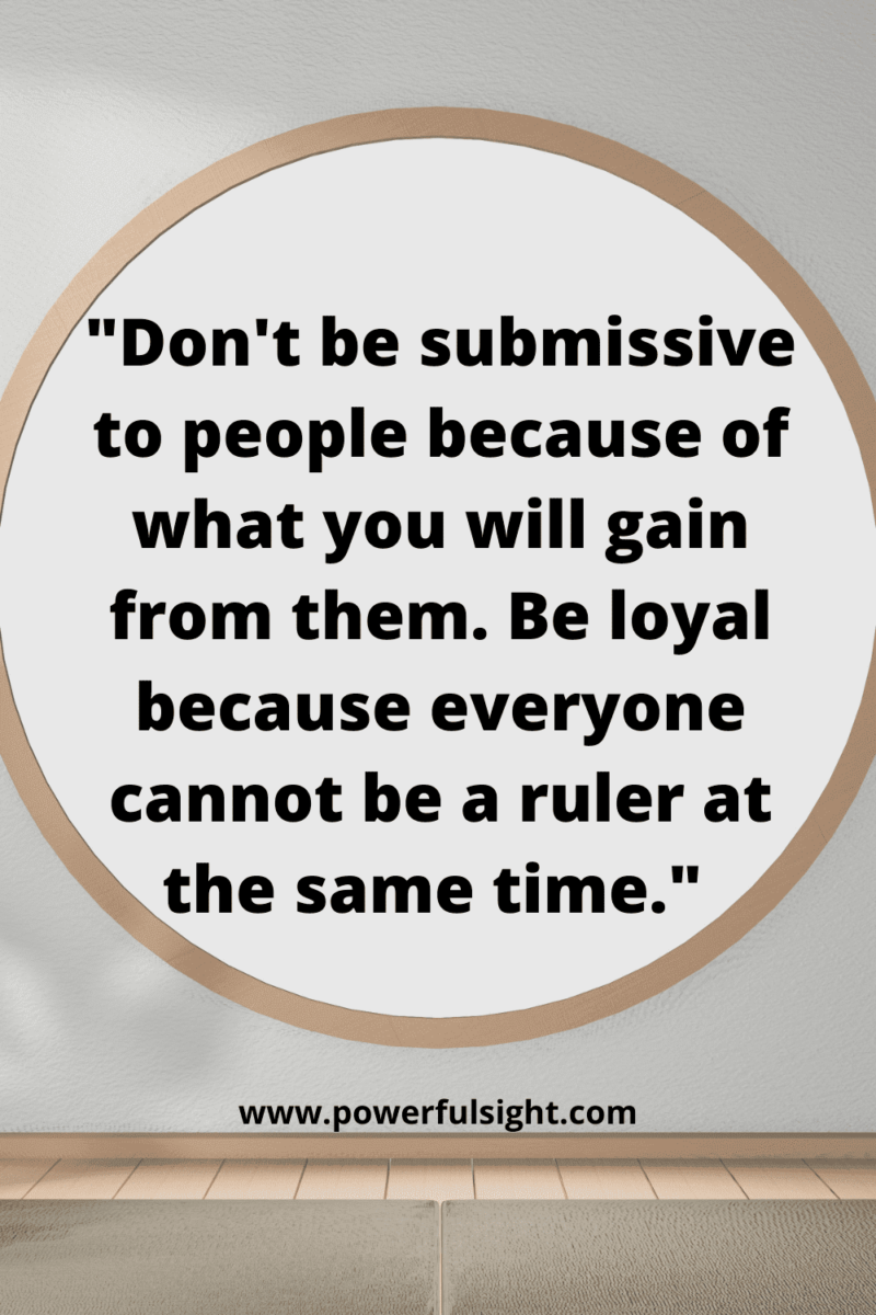 Quote about loyalty