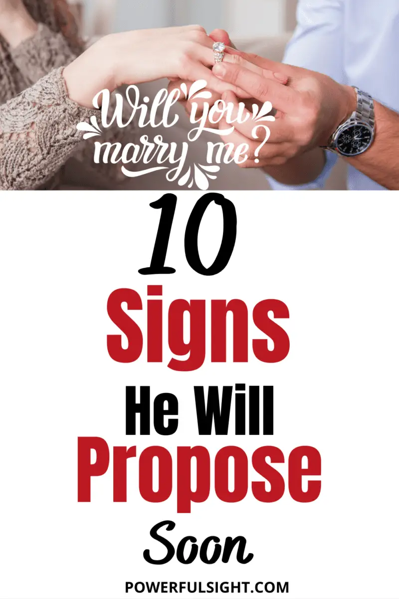 10 Signs he will propose soon