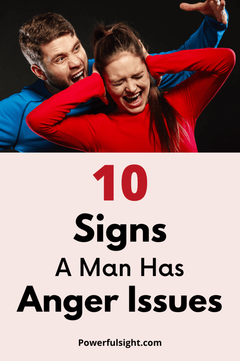 10 Signs A Man Has Anger Issues
