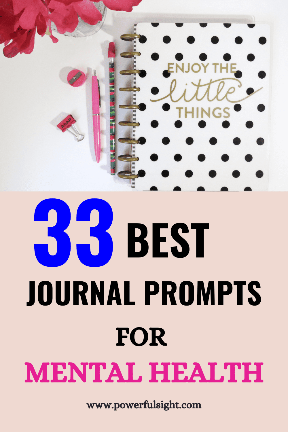 33 Daily Journal Prompts For Mental Health - Powerful Sight