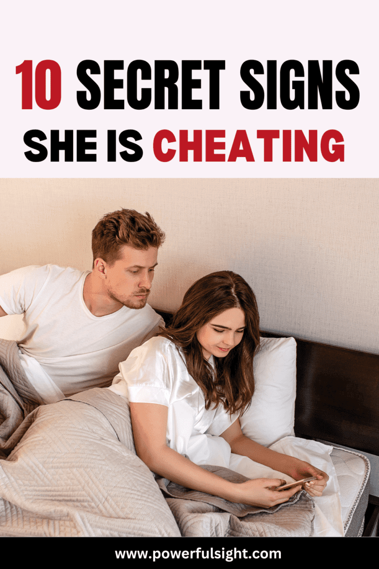 10 Secret Signs She Is Cheating On You Powerful Sight