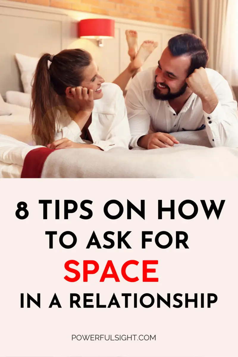 How to ask for space in a relationship