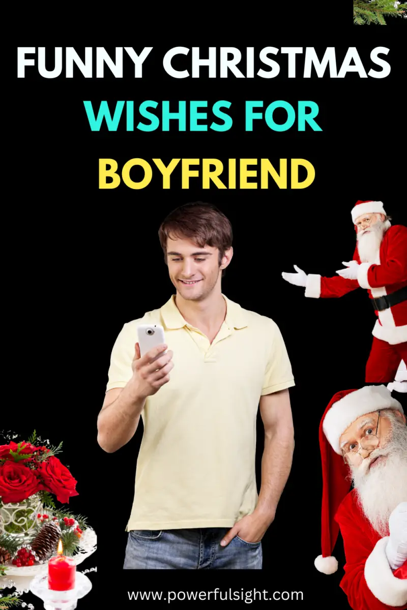 funny Christmas wishes for boyfriend