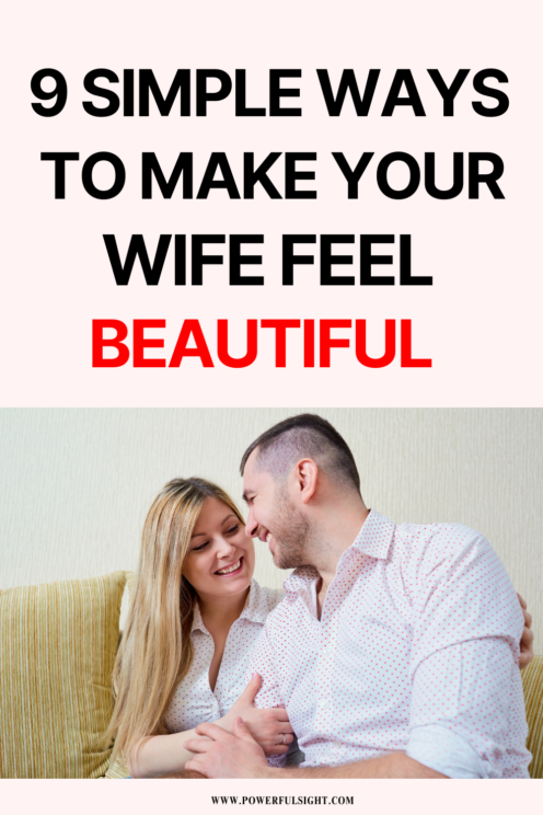 How to make your wife feel beautiful