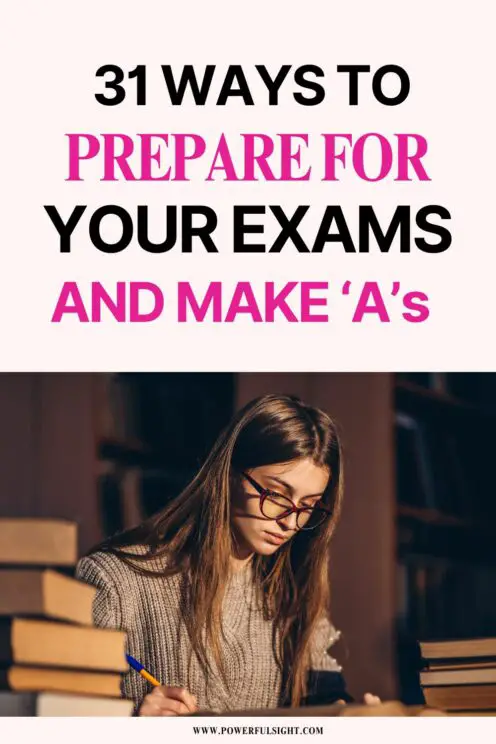 How to prepare for exams