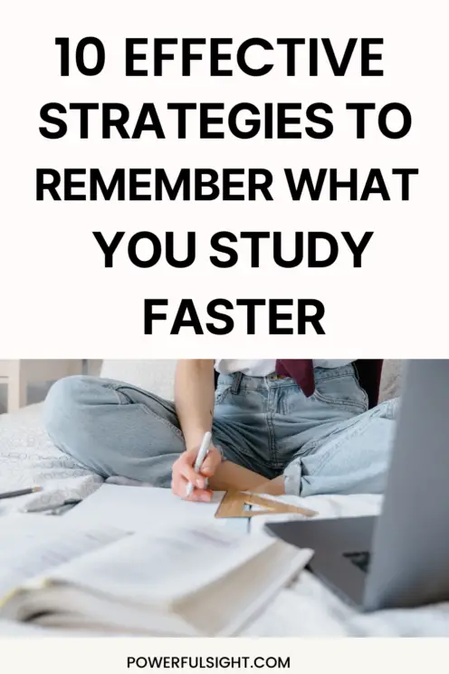 How to remember what you study fast