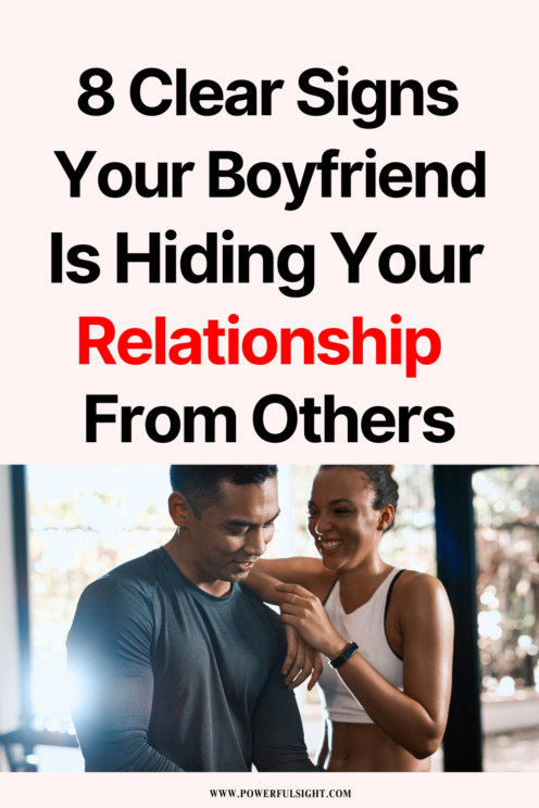 Signs of a hidden relationship