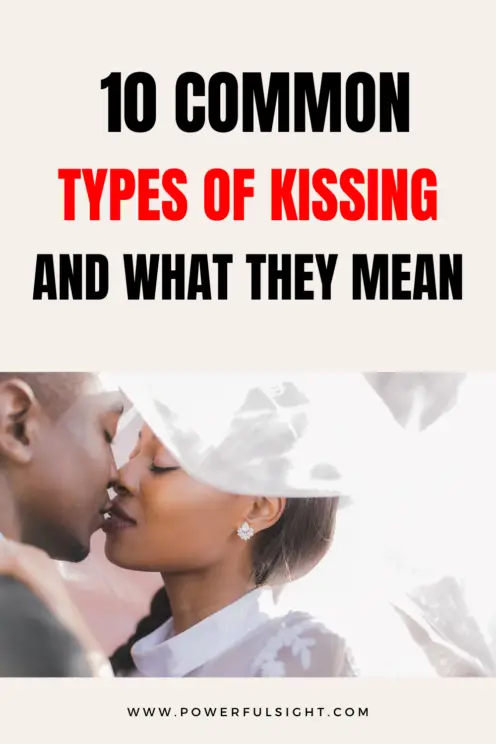 Types of kissing and what they mean