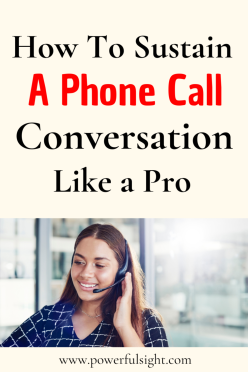 How to keep a conversation going on call