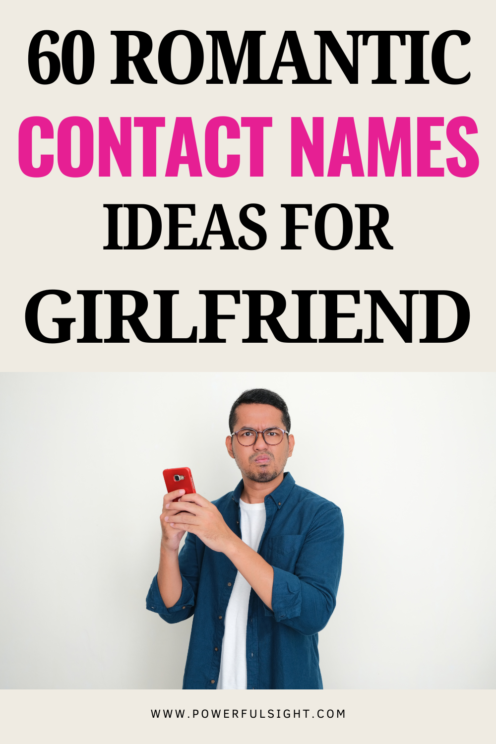 Contact names for girlfriend