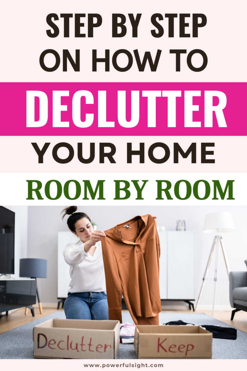How to Declutter Your Home Room by Room - Powerful Sight
