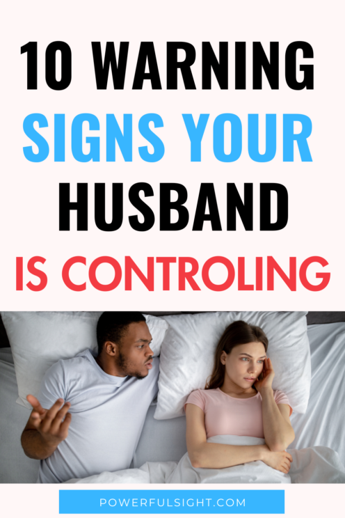 Signs your husband is controling