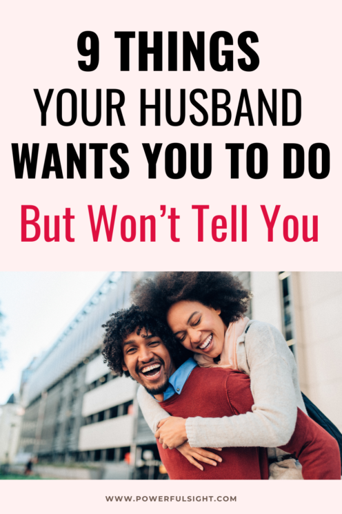 Things husbands want