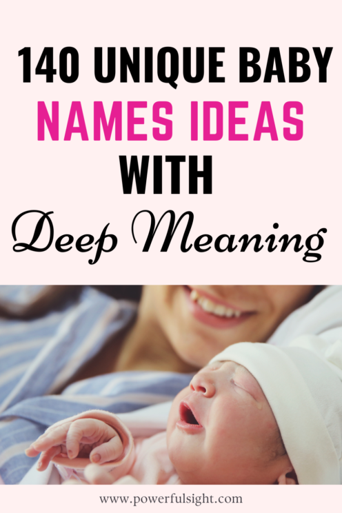 baby name ideas with meaning