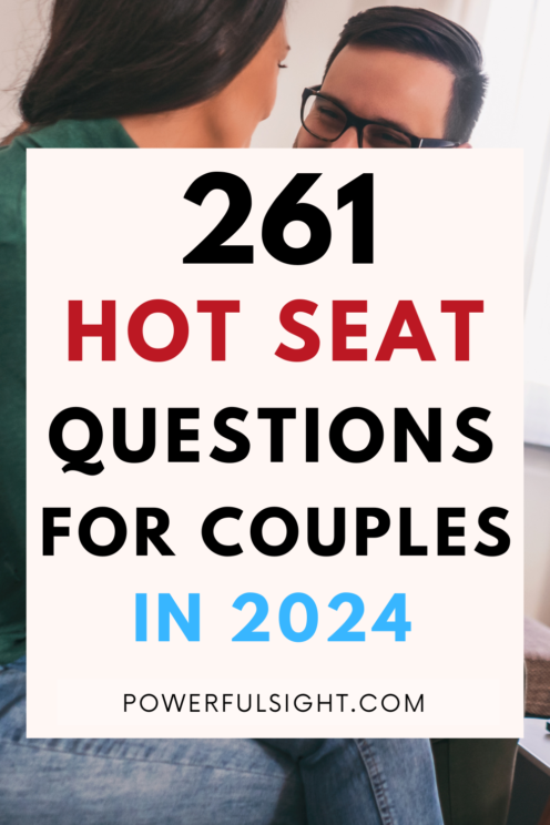 Hot seat questions for couples
