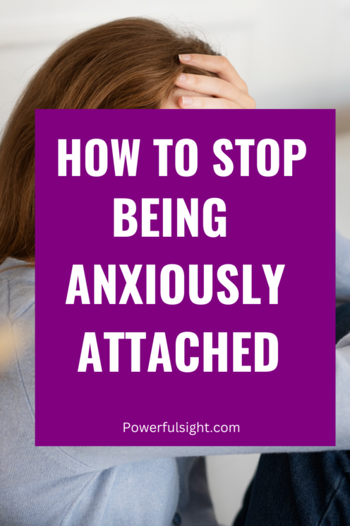 How to stop being anxiously attached