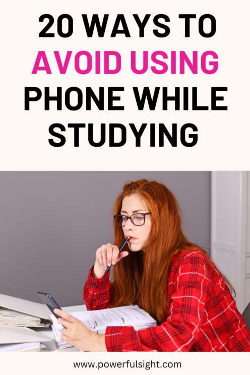 Do you often get distracted by your phone while studying? Here is how to avoid using phone while studying. 
