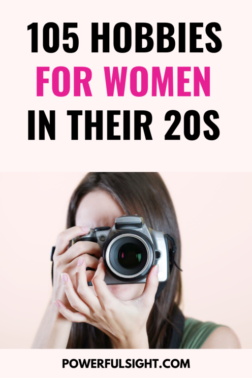 Hobbies for women in their 20s