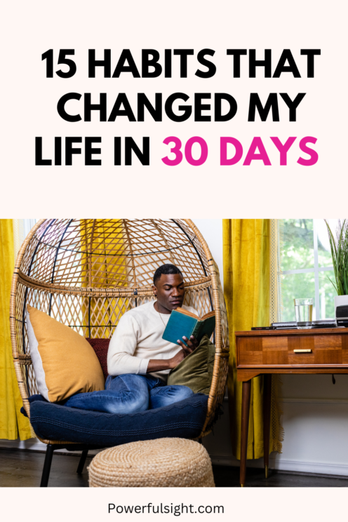 Habits That Changed My Life