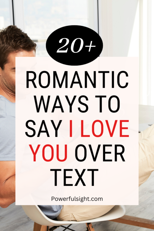 How to say I love you in text