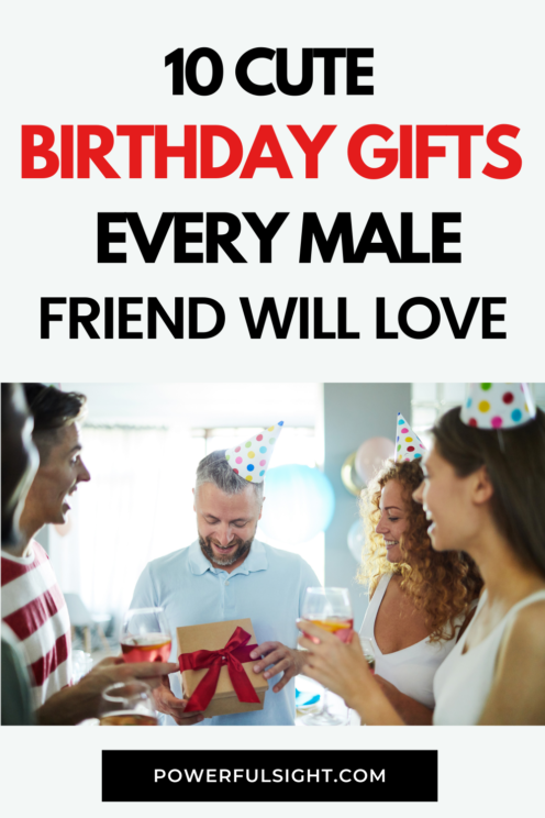 Birthday gifts for male friend