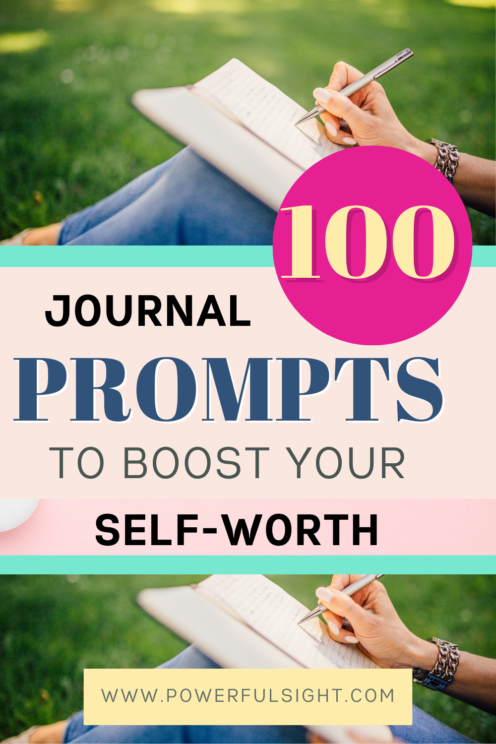 Journal prompts for self worth