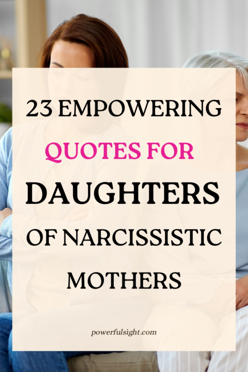 Daughters of Narcissistic mothers quotes