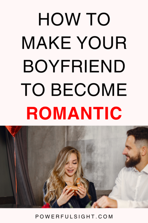How to teach a guy to be romantic