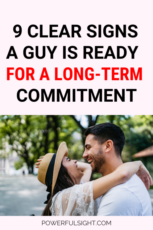 Signs a Guy is Ready for a Long-Term Commitment