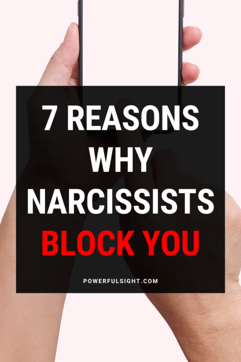 Why do narcissists block you