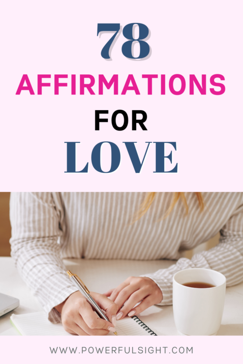 Affirmations for love
