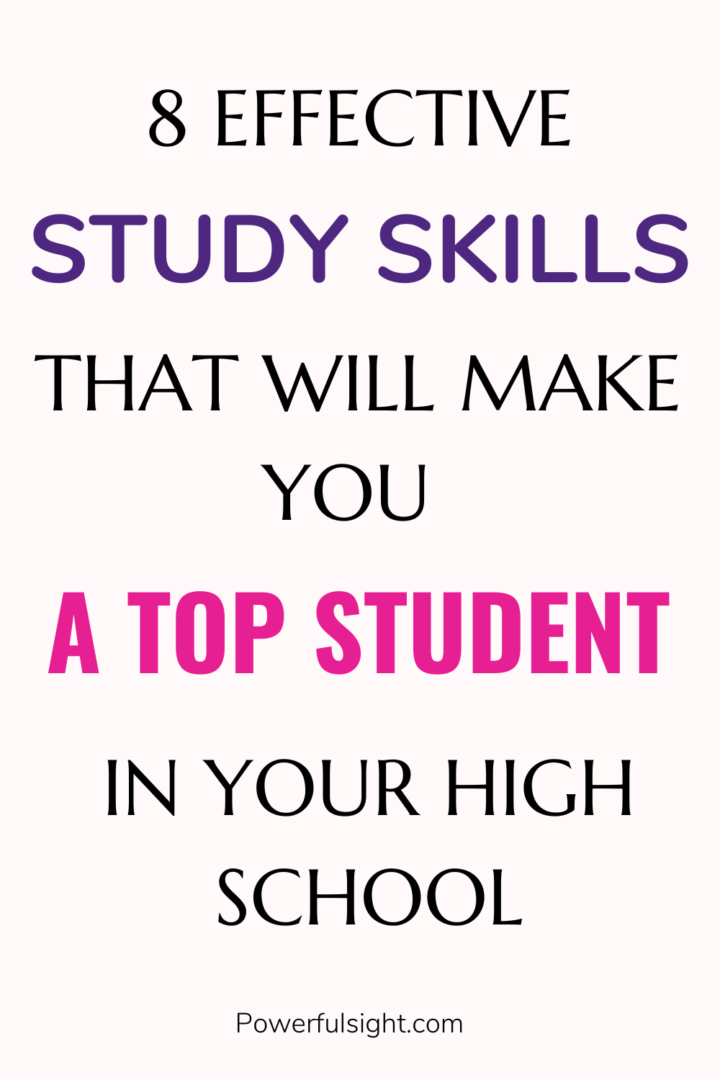 8 Essential Study Skills for High School Success