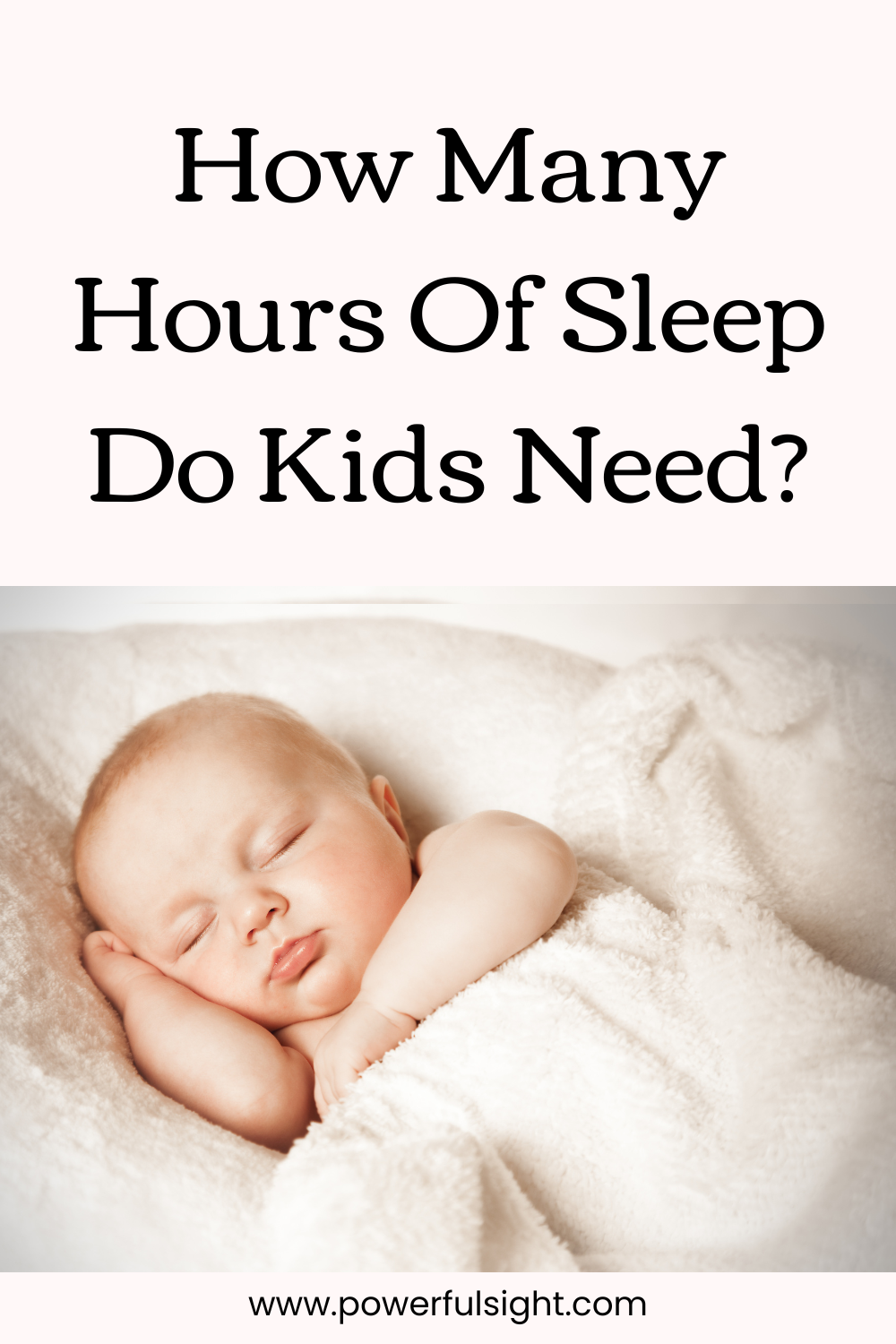 How Many Hours of Sleep Do Kids Need