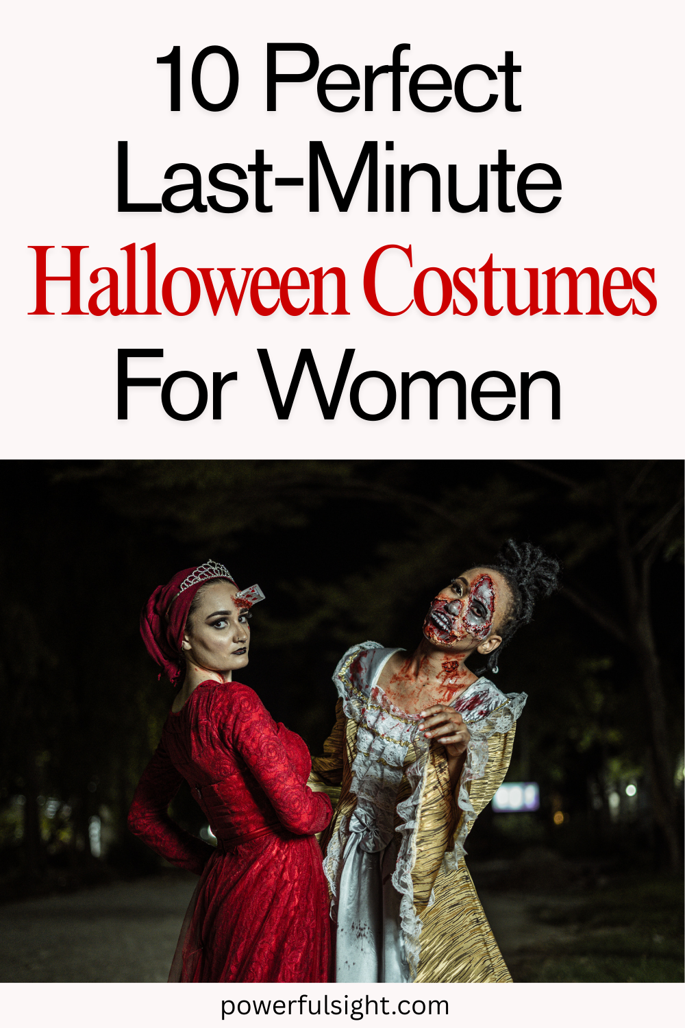 Last-Minute Halloween Costumes for Women