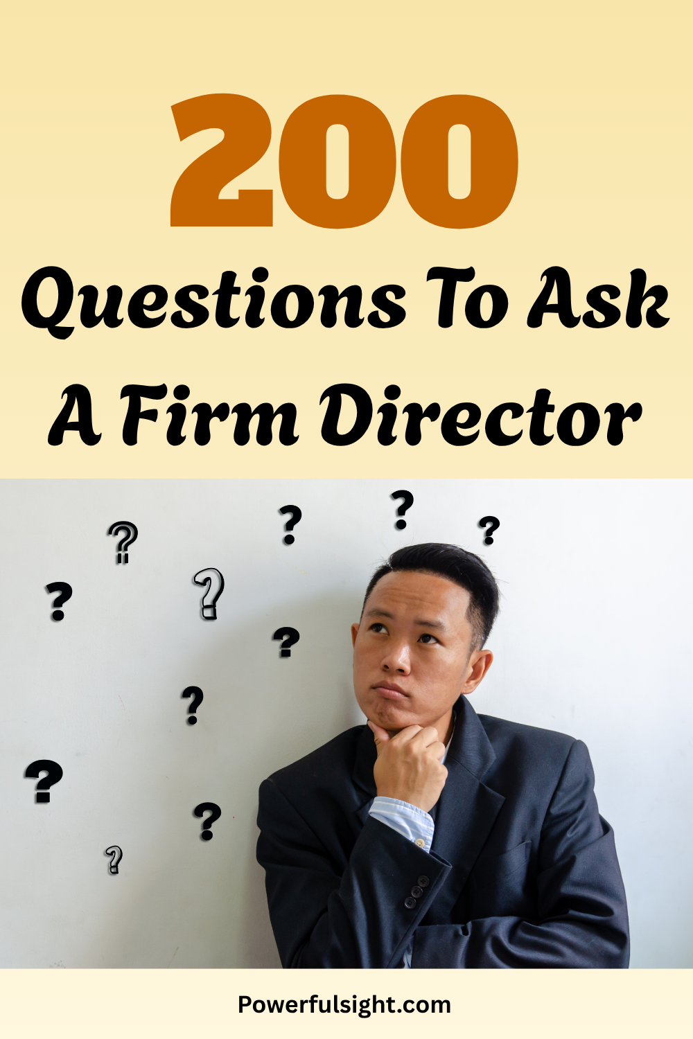 200 Questions To Ask A Firm Director