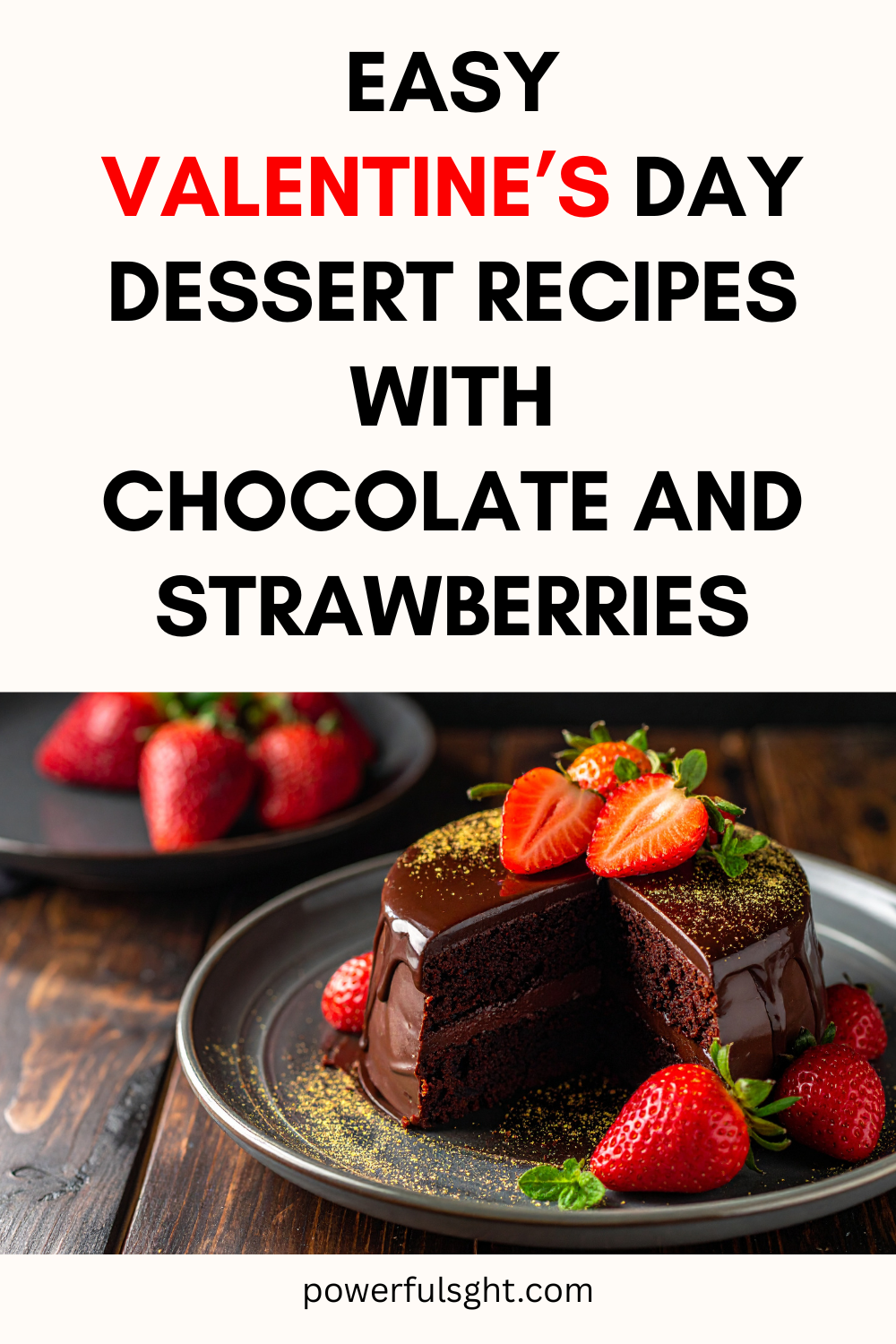 Easy Valentine’s Day Dessert Recipes with Chocolate and Strawberries