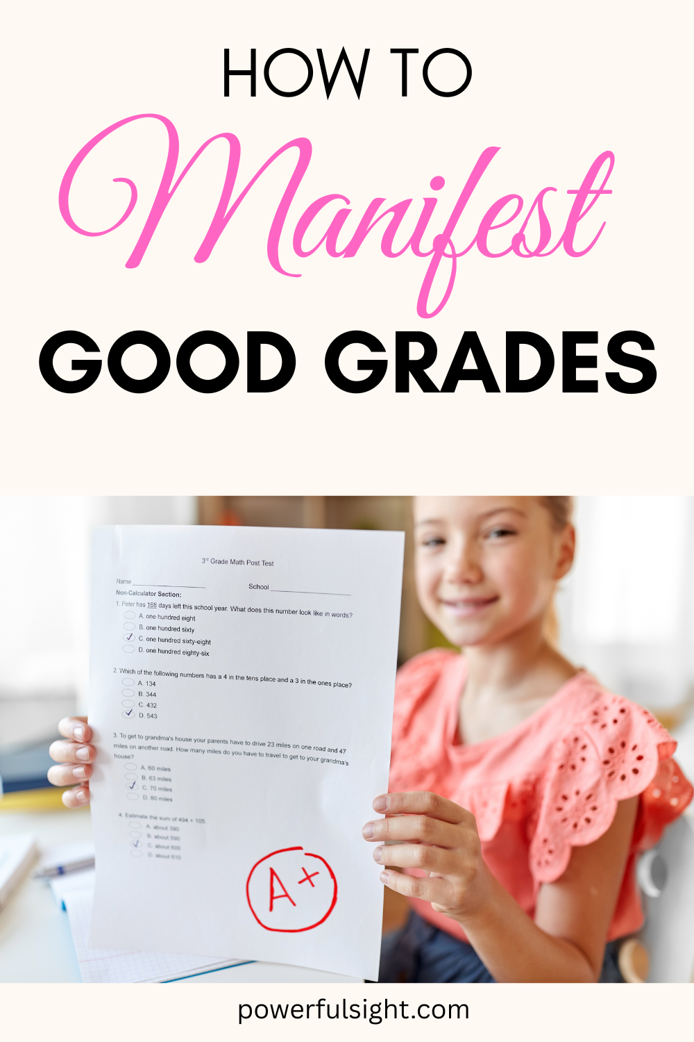 How to Manifest Good Grades