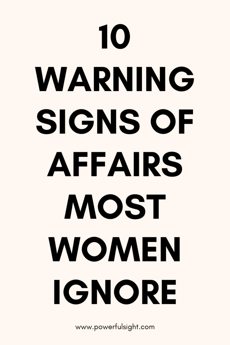 Woman Warning 10 Warning Signs of Affairs Most Women Ignore - Powerful Sight