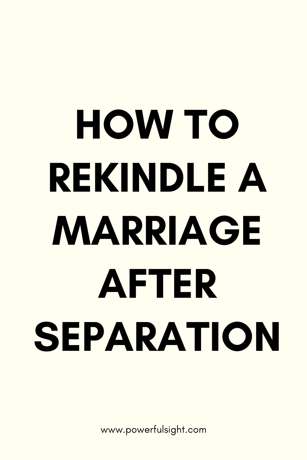 How to Rekindle a Marriage After Separation
