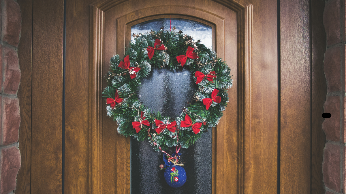 Christmas decor showing easy office door Christmas decoration ideas