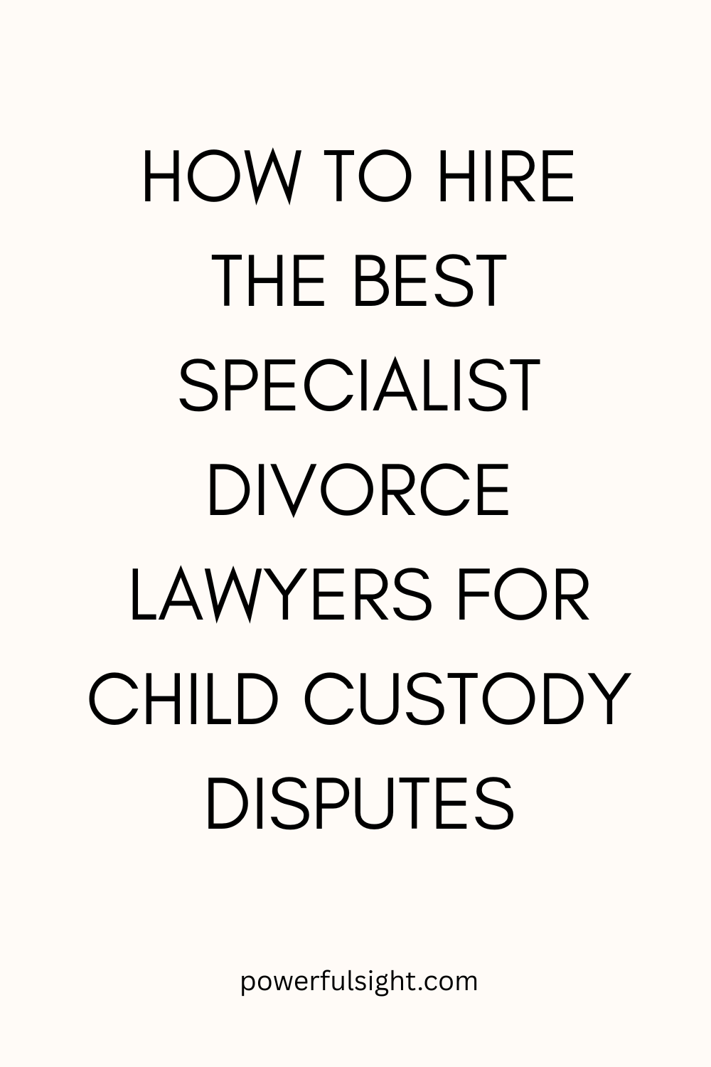 Specialist divorce lawyers for child custody disputes